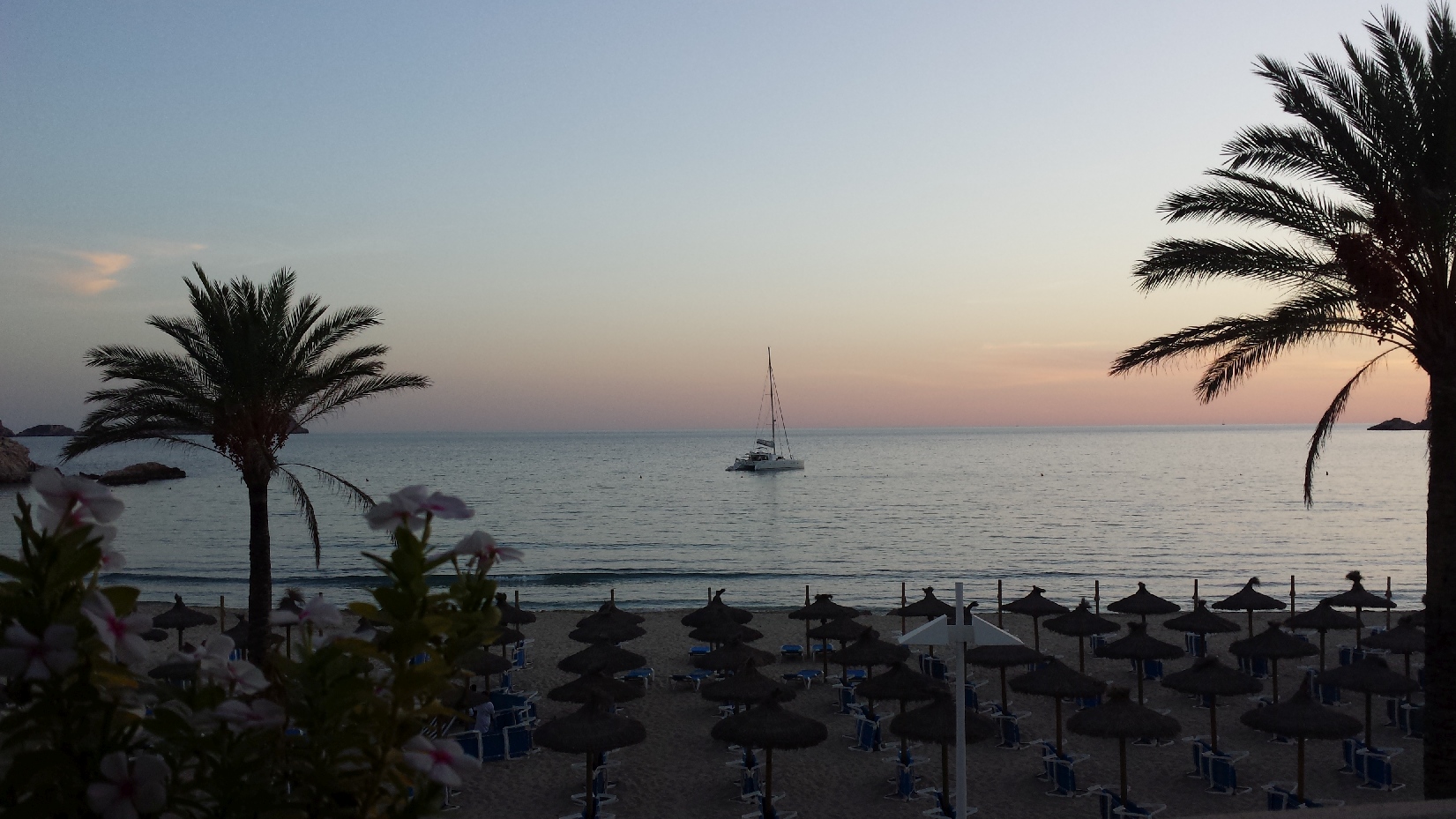Palmira-Strand am Abend